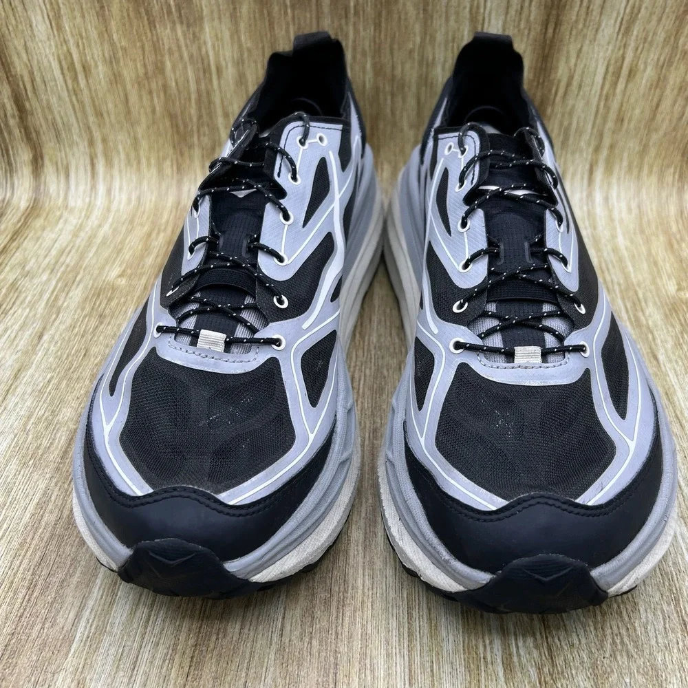 Hoka One One Stinson 7 Men's Size 14 Stellar Grey Eggshell Shoes 1168931 SGS